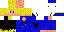 Minecraft skin texture, 64x32 legacy pixels