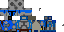 Minecraft skin texture, 64x32 legacy pixels