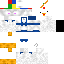 Minecraft skin texture, 64x64 pixels