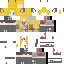 Minecraft skin texture, 64x64 pixels