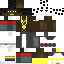 Minecraft skin texture, 64x64 pixels
