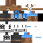 Minecraft skin texture, 64x64 pixels