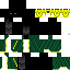 Minecraft skin texture, 64x64 pixels