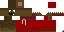 Minecraft skin texture, 64x32 legacy pixels
