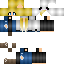 Minecraft skin texture, 64x64 pixels