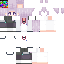 Minecraft skin texture, 64x64 pixels