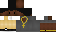 Minecraft skin texture, 64x32 legacy pixels