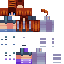 Minecraft skin texture, 64x64 pixels