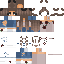 Minecraft skin texture, 64x64 pixels