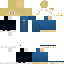 Minecraft skin texture, 64x64 pixels