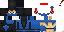 Minecraft skin texture, 64x32 legacy pixels