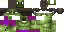 Minecraft skin texture, 64x32 legacy pixels