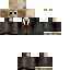 Minecraft skin texture, 64x64 pixels