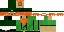 Minecraft skin texture, 64x32 legacy pixels