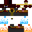 Minecraft skin texture, 64x64 pixels