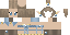 Minecraft skin texture, 64x32 legacy pixels