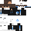 Minecraft skin texture, 64x64 pixels