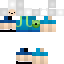 Minecraft skin texture, 64x64 pixels