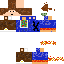 Minecraft skin texture, 64x64 pixels