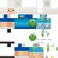 Minecraft skin texture, 64x64 pixels