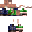 Minecraft skin texture, 64x64 pixels