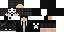 Minecraft skin texture, 64x32 legacy pixels
