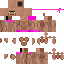 Minecraft skin texture, 64x64 pixels