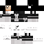 Minecraft skin texture, 64x64 pixels