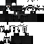 Black Minecraft skin texture, 64x64 pixels
