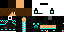 Minecraft skin texture, 64x32 legacy pixels