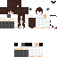 Minecraft skin texture, 64x64 pixels