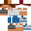 Minecraft skin texture, 64x64 pixels