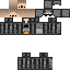 Minecraft skin texture, 64x64 pixels