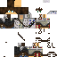 Minecraft skin texture, 64x64 pixels