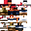 Minecraft skin texture, 64x64 pixels
