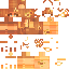 Minecraft skin texture, 64x64 pixels