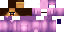 Minecraft skin texture, 64x32 legacy pixels