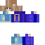 Minecraft skin texture, 64x64 pixels