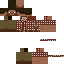 Minecraft skin texture, 64x64 pixels