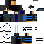 Minecraft skin texture, 64x64 pixels