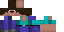 Minecraft skin texture, 64x32 legacy pixels