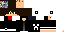 Minecraft skin texture, 64x32 legacy pixels