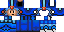 Minecraft skin texture, 64x32 legacy pixels
