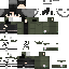 Minecraft skin texture, 64x64 pixels