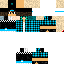 Minecraft skin texture, 64x64 pixels