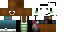Minecraft skin texture, 64x32 legacy pixels