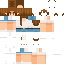 Minecraft skin texture, 64x64 pixels