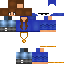 Minecraft skin texture, 64x64 pixels