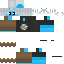 Minecraft skin texture, 64x64 pixels