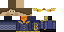 Minecraft skin texture, 64x32 legacy pixels